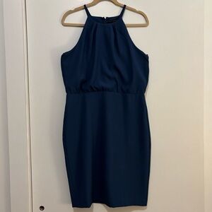 Banana Republic Factory Blue Halter Dress in Size 10